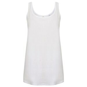 Skinni Fit Womens/Ladies Slounge Undershirt / White